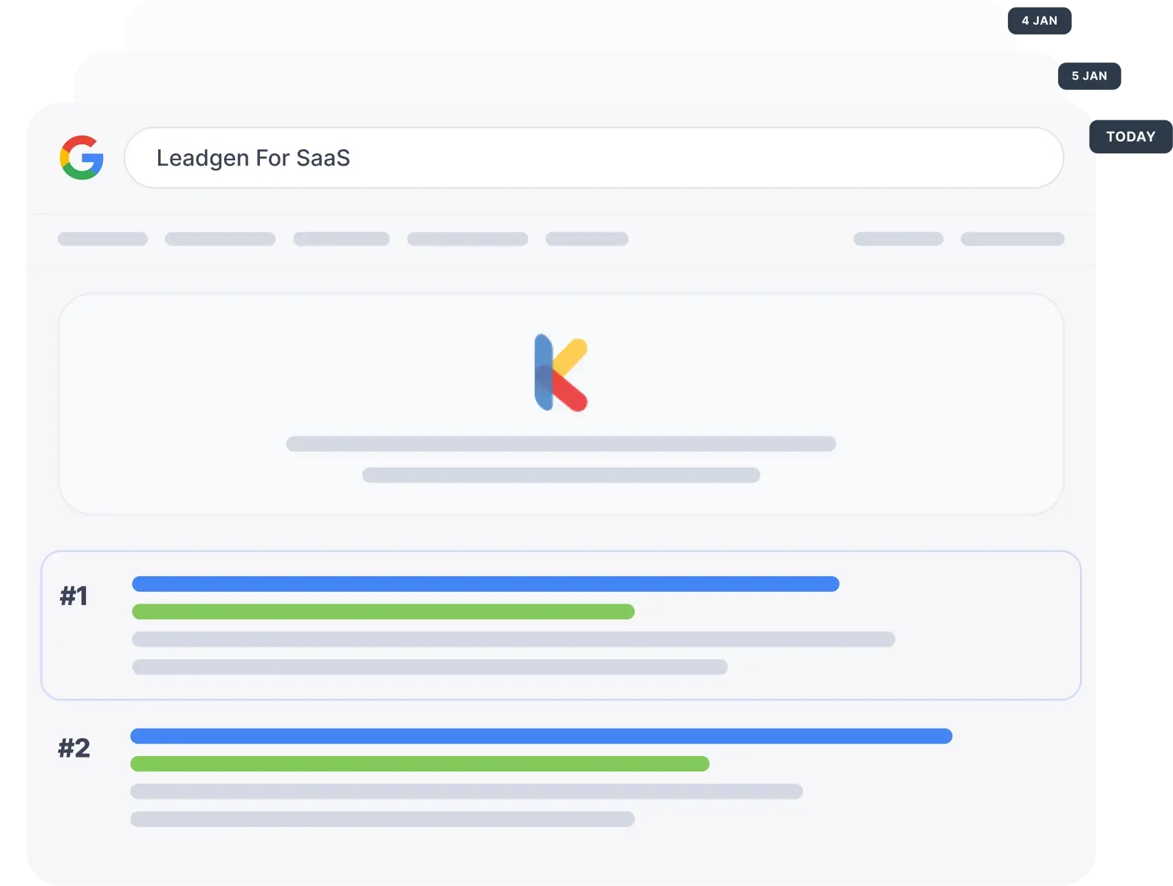 Accès historique aux SERP sur 30 jours