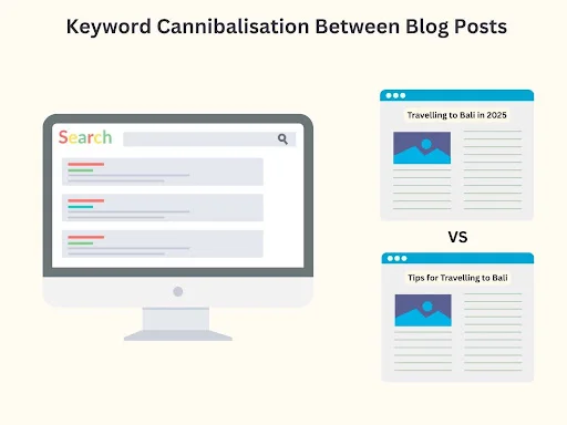 keyword cannibalization between blog posts