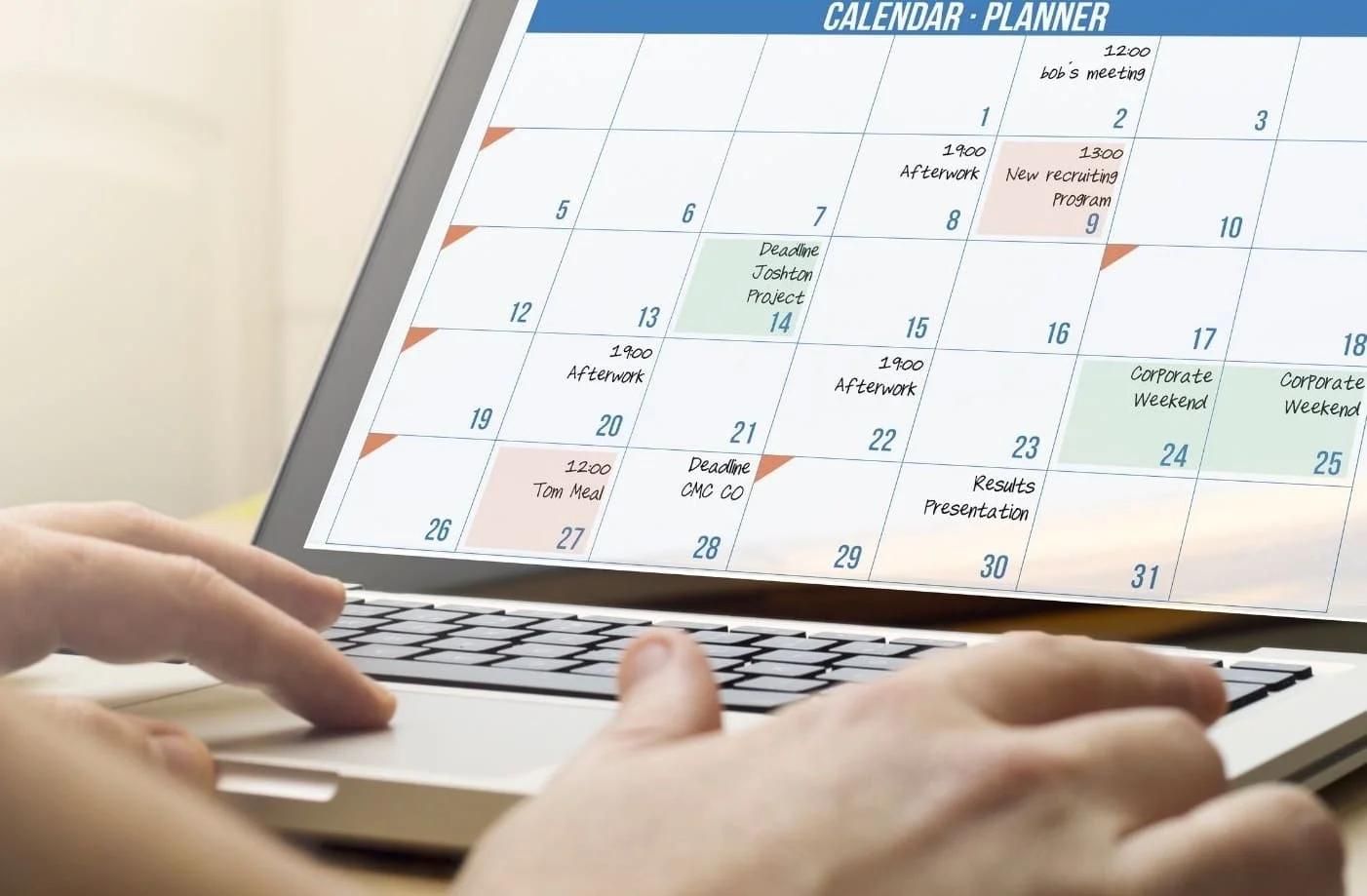 seasonal SEO calendar