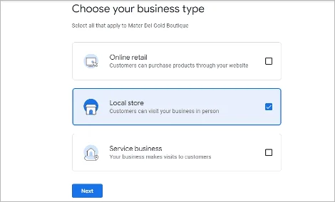 Configurer l’inscription en GBP