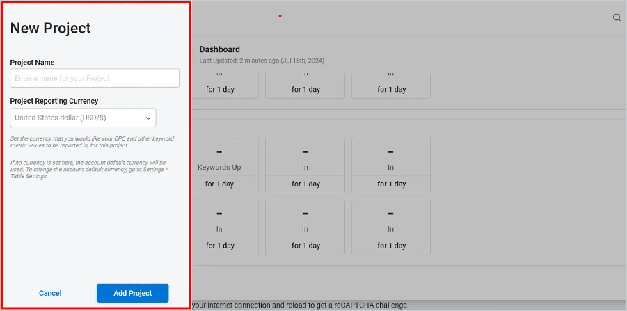 Screenshot of Keyword.com being used to track local keyword rankings as part of an SEO audit to assess local search visibility.