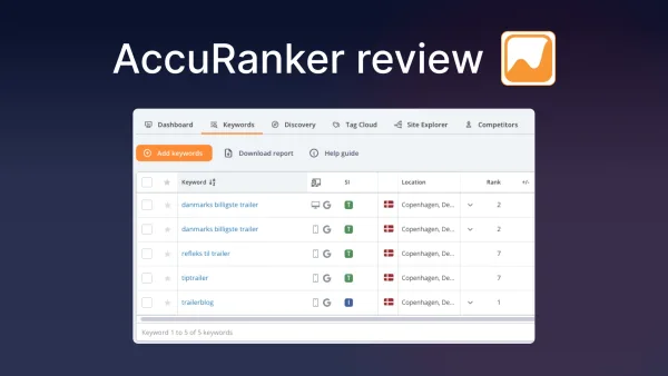 AccuRanker Pricing, Features & Reviews: Is This Rank Tracker Worth it?