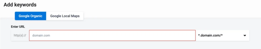 Add Your Keywords to Keyword.com