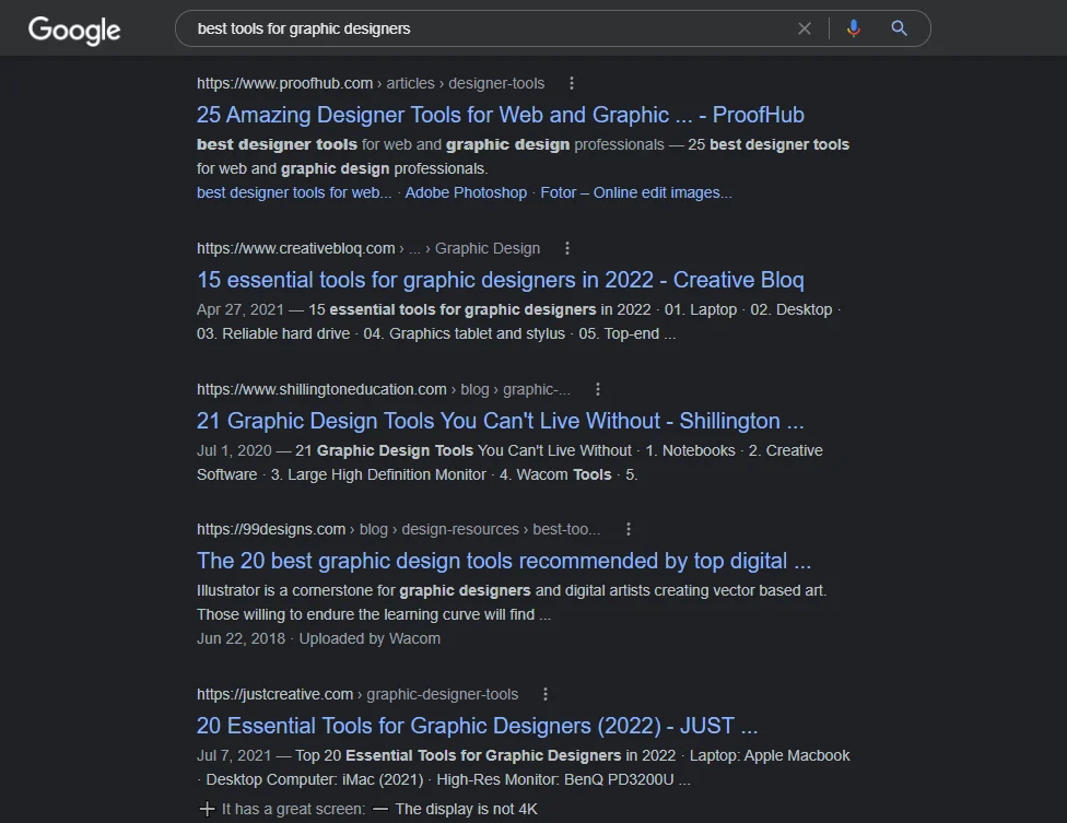 Création de liens de témoignage - Graphistes