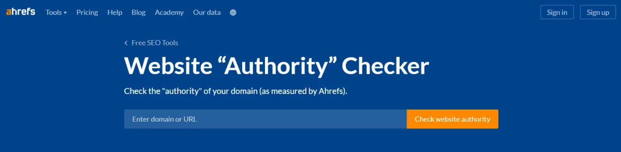 Création de liens de témoignage - Website Authority Checker-min