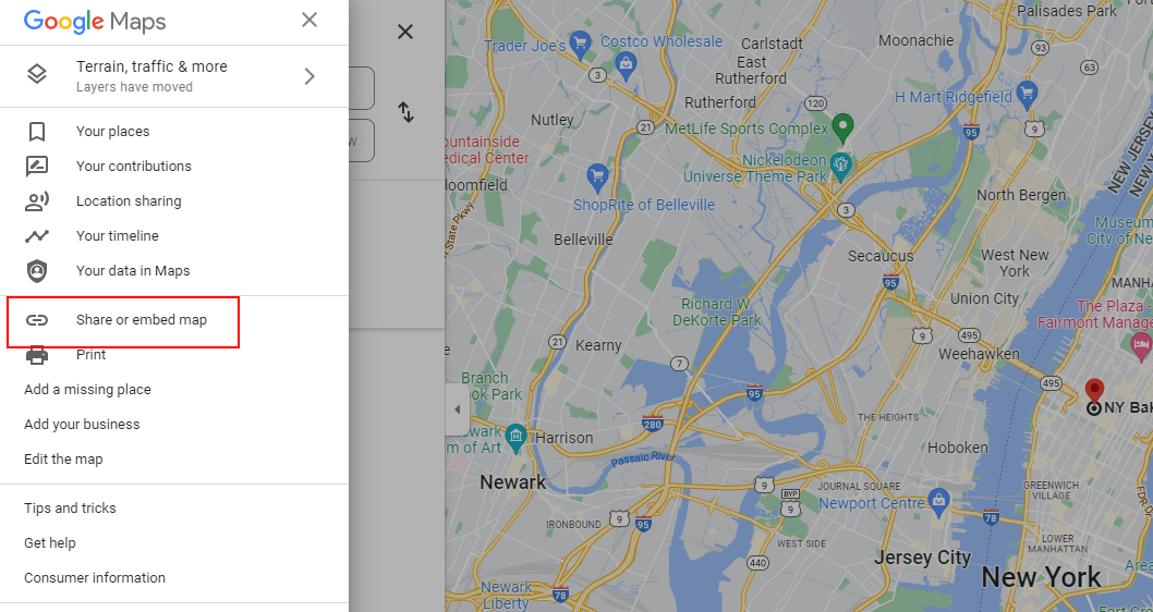 google maps ranking - embed map