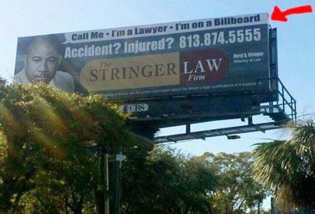 billboards vs seo for personal injury lawyers - an example