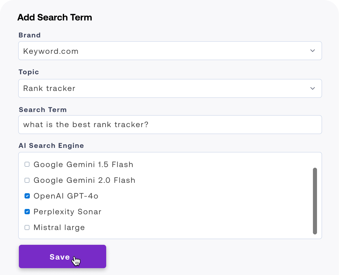 AI search