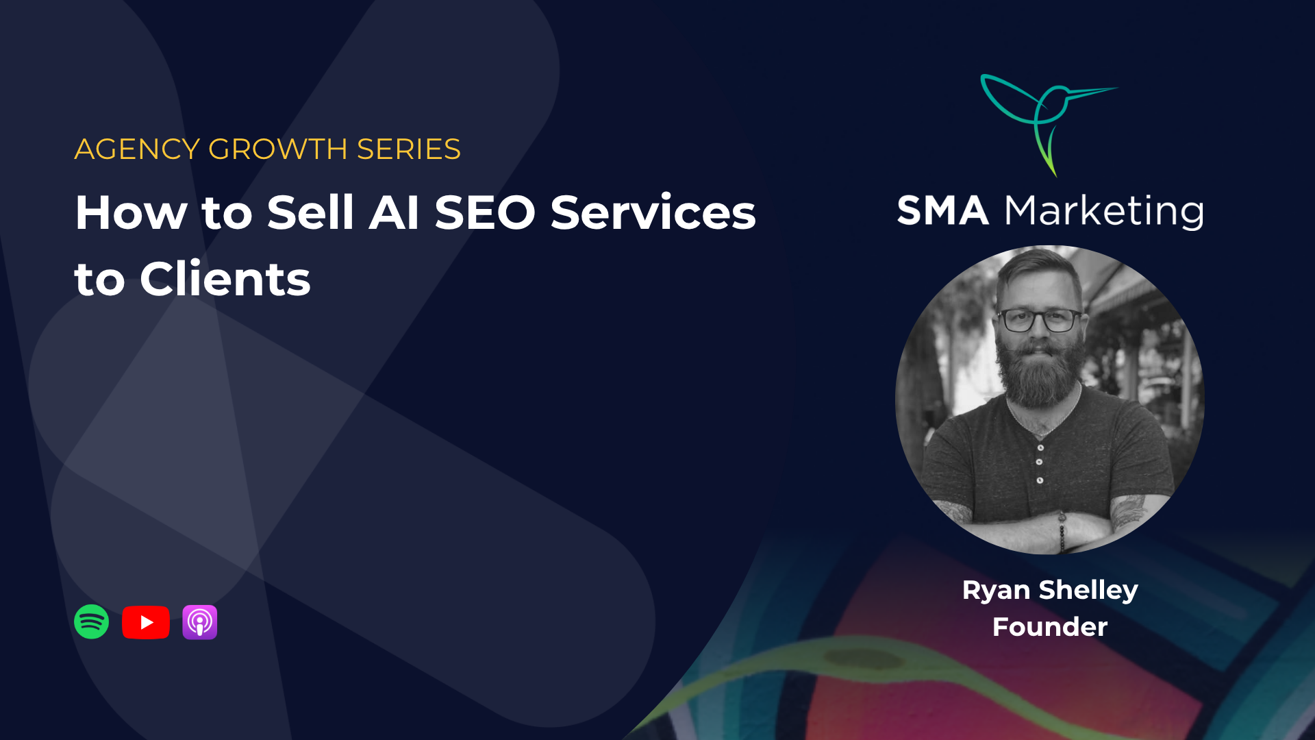 How to sell AI SEO services to clients podcast cover