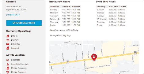 specific location attributes