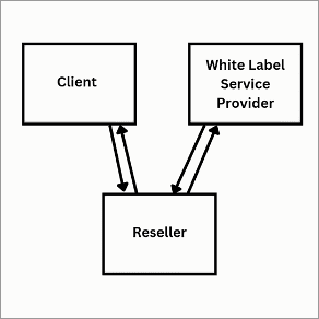 infographic explaining 'what is white label local seo' with flowchart elements illustrating processes involved in local seo strategies and white labeling services.